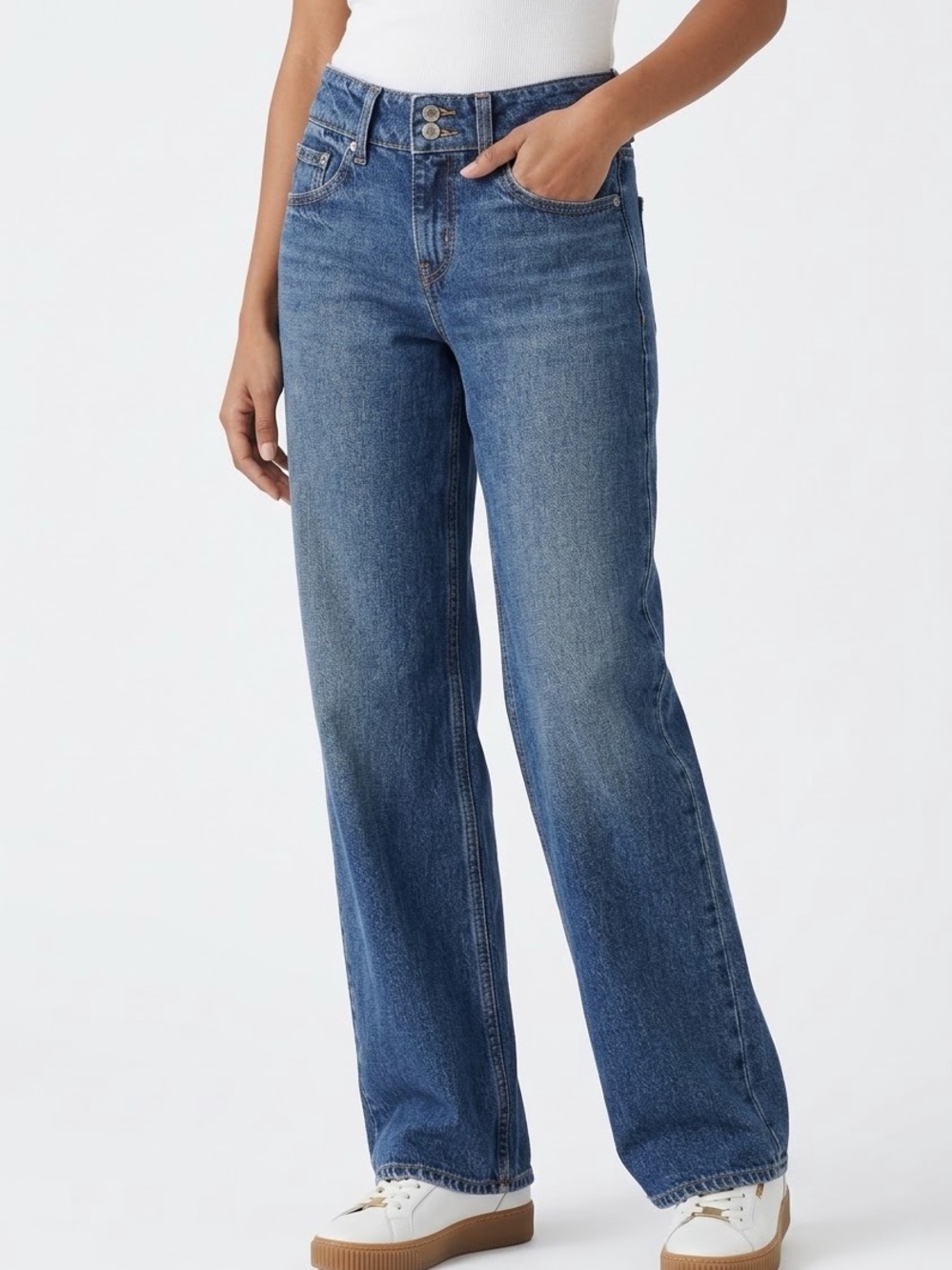 Levi's Women's Low-Rise Superlow Loose Jeans - Blended Beauty 26x32
